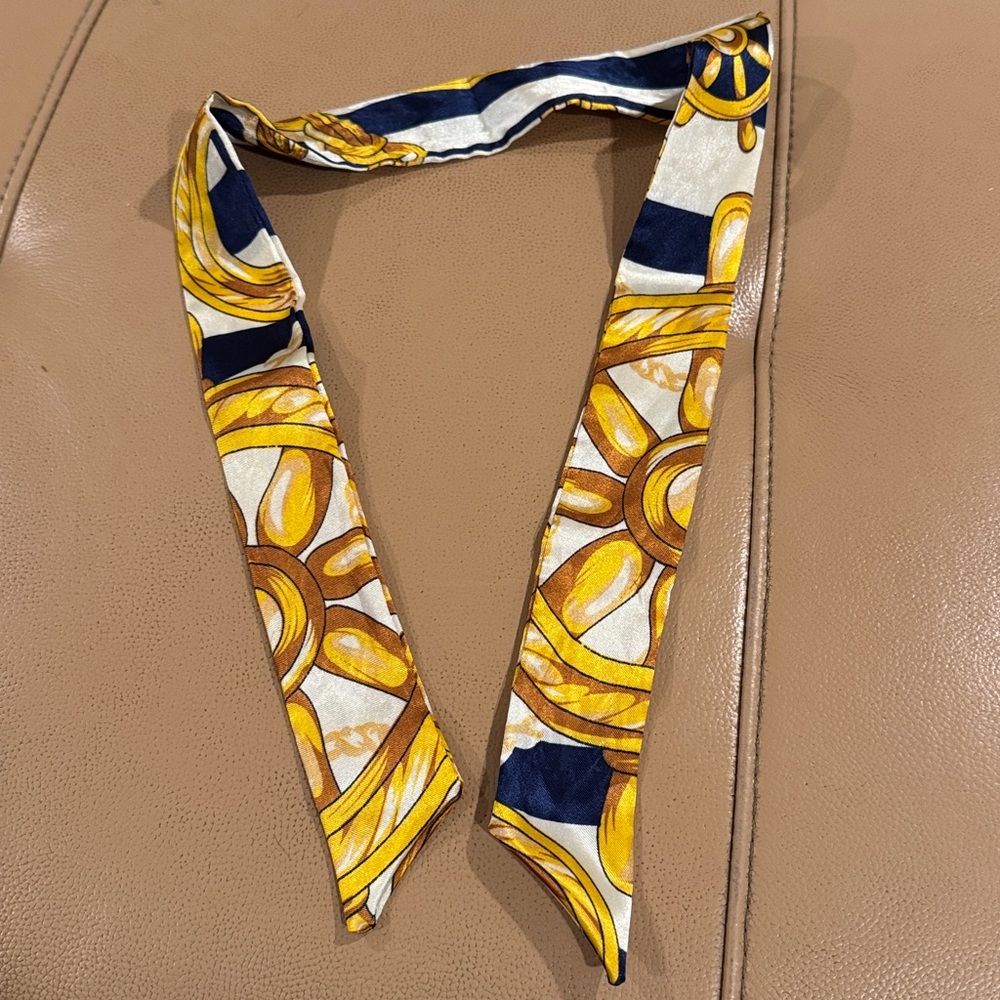 Italian inspired designer Nautical Print twill for bag